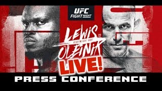 UFC Vegas 6 Post-Fight Press Conference: Lewis vs. Oleinik  | LIVE