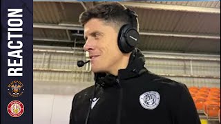 Alex Revell's reaction | Blackpool 0-0 Stevenage