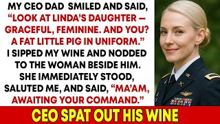 My Rich CEO Father Mocked Me in Front of Everyone, Until His Favorite Woman Stood and Said: “Ma’am.”