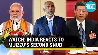 Maldives President Breaks Tradition, 'Snubs' India; Modi Govt Reacts To Muizzu's China Trip | Watch