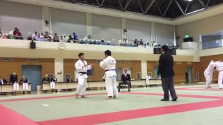 2016.10/16.大田区秋季柔道大会重量級の部、三木選手の3回戦