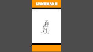 Hanuman jayanti status🔥🔥| Hanuman ji drawing using python#shorts #coding #hanumanji #hanumanstatus