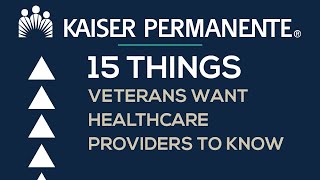 15 Things Veterans Want You to Know for Healthcare Providers