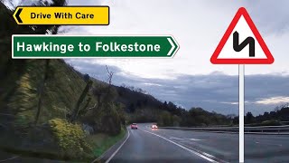 Driving Hawkinge to Folkestone