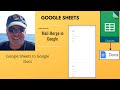 Mail merge in Google.  Google sheets to Google Docs.  Mail Merge