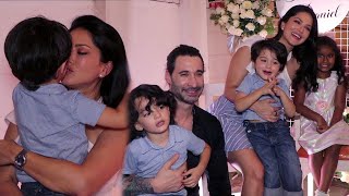 Sunny Leone Celebrate Her Husband Daniel Weber's Birthday with Family