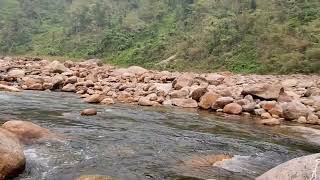 নদীর এপারে স্বদেশ আর ওপারে বিদেশ - ভূটান, জায়গাটা ঝালং, @জলঢাকা নদী