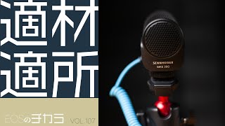 EOS R8のためのマイク選び【EOSのチカラ / vol.107】