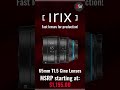 Irix's 65mm T1.5 Cine Lenses: For Stunning, High-Resolution Images!