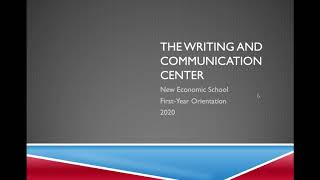 WCC Orientation 2020