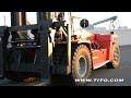 tito.com used 30 tonne kalmar dcf300 12lb forklift driving forward and backward