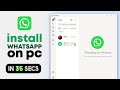 How to Download WhatsApp in Laptop & PC (Install WhatsApp on Windows 11)
