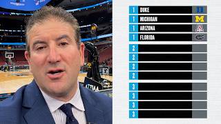 Predicting the March Madness men's bracket on Selection Sunday