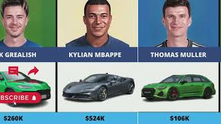 Most EXPENSIVE Car Of Famous Football Players Comparison