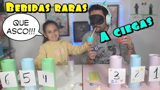 Bebidas RARAS y ASQUEROSAS a ciegas!!! zarolakids