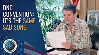 President Ronald Reagan's Reaction to the 1988 DNC Democratic National Convention