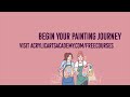 easy winter forest acrylic painting tutorial for beginners snowy landscape step by step