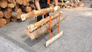 How to Use the Forest Master Bulk Log Sawhorse 2 (BLS-2H)