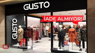 Alışveriş Deneyimlerim #3: Gusto Markası İade Almıyor?