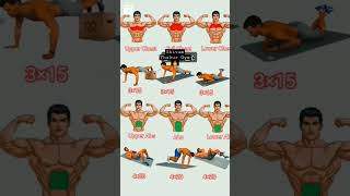 bodybuilding tips Chest/Six packs exercise showing SAVE deyli 💯#ytshorts #like #gym #workout #