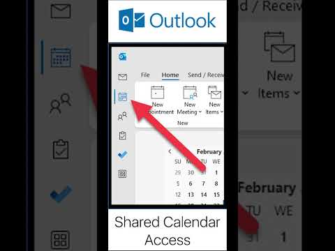 Outlook Help | How to Share Your Calendar in Outlook #Shorts