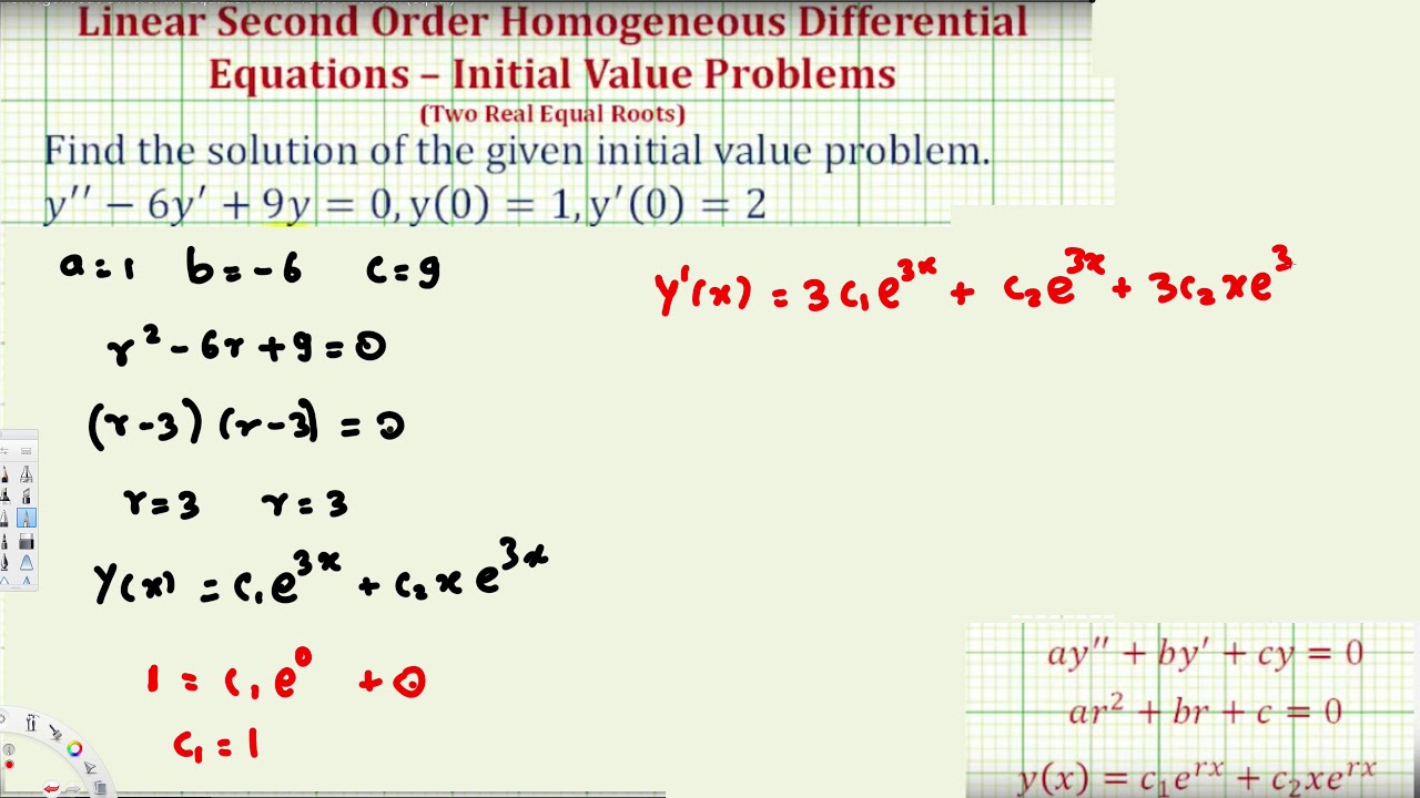 Second Order Differential Equation - EllenminHinton