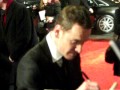 BAFTA 2012 (red carpet) - Michael Fassbender & Brad Pitt.AVI