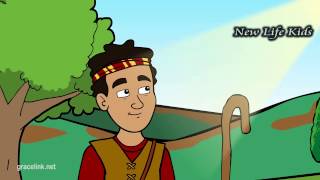 Kids David Bible Story- దావీదు బైబిల్ కథ Telugu- 1
