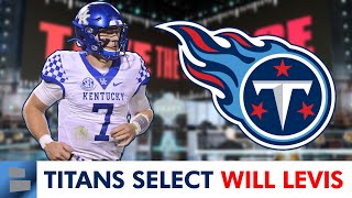 Will Levis Selected By Tennessee Titans With Pick #41 In 2nd Round of 2023 NFL Draft - Reaction