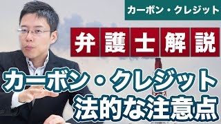 カーボン・クレジットの法的な注意点【弁護士 解説】