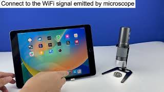 Ninyoon 4K WiFi Microscope iPhone/iPad/Android Setup Guide - English