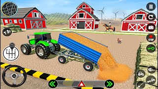 Real Tractor Driving Simulator - Grand Farming Transport Walkthrough #2 - Android GamePlay