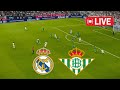 🔴[LIVE] Real Madrid vs Real Betis EN VIVO | LaLiga 2023| Full Match Streaming FOOTBALL LIVE PES 21