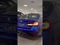 2023 BMW M5 Competition Marina Bay Blue metallic on Silverstone