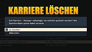 SO KANNST DU IN EA FC 25 EINE Karriere löschen (schnell \u0026 einfach)