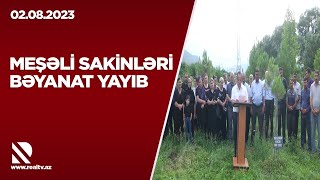 Meşəli sakinləri bəyanat yayıb - Soyqırımı cinayətkarlarının cəzalandırılması tələb olunub