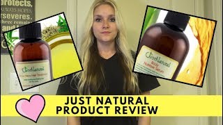 HOW TO USE JUST NATURAL GROW NEW HAIR TREATMENT + BODY NUTRITIVE SERUM