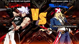 Guilty Gear Xrd Japanese Lobbies - Chipp/Millia/Axl Action [720p/60fps]