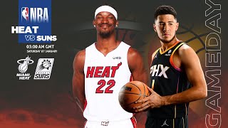 Miami Heat vs. Phoenix Suns I nba live scoreboard/@baskemali