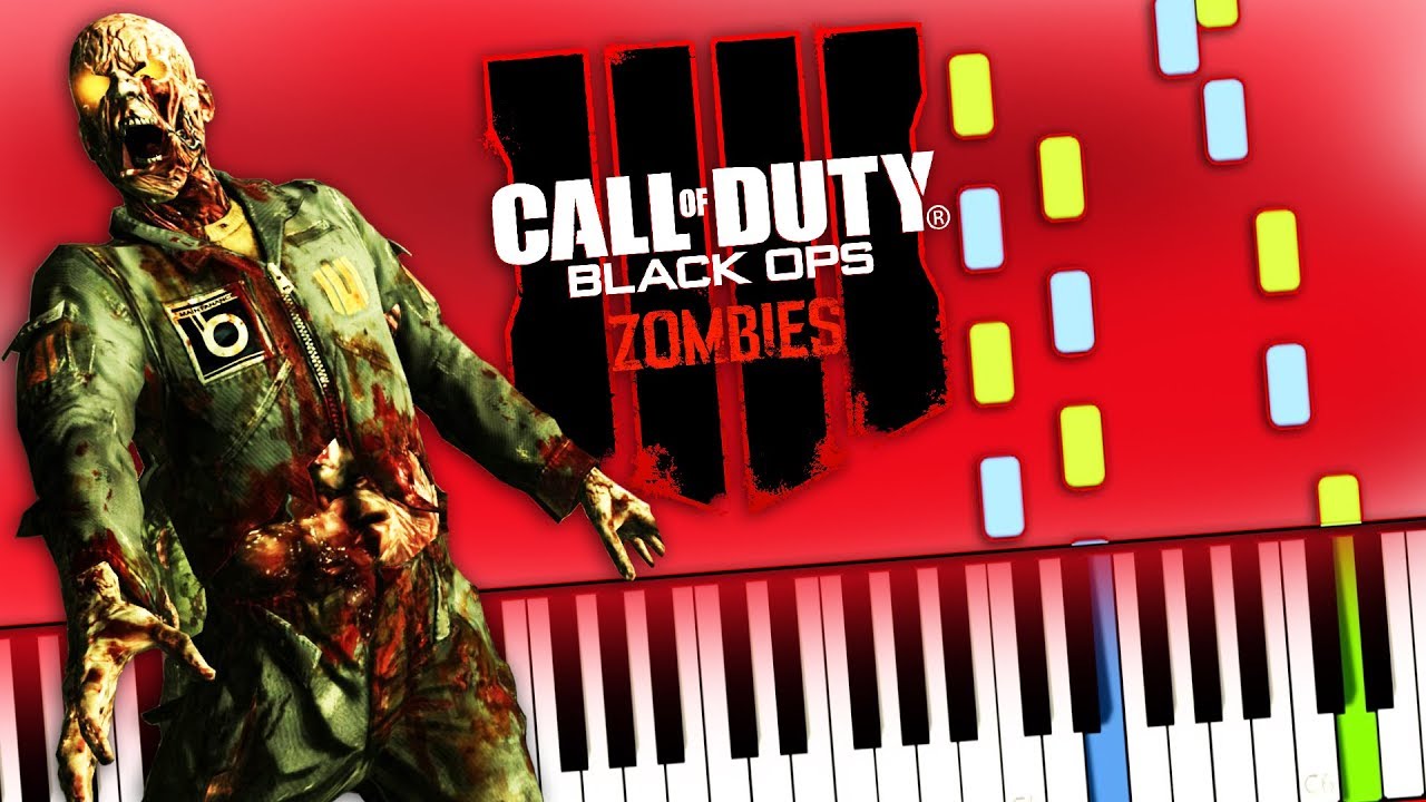 Call Of Duty Black Ops Zombie Theme (Sean Murray - Damned) Piano ...