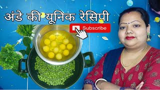 अंडे की एक यूनिक रेसिपी। aanda paneer । How to make egg panir recipe