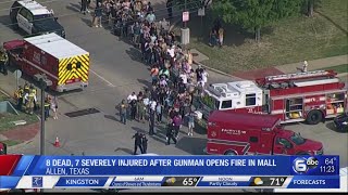 8 dead, multiple injured after gunman opens fire at Texas mall