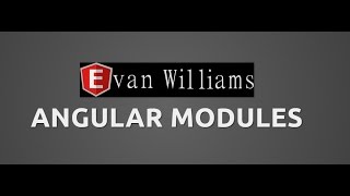 Introduction to AngularJS Modules