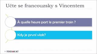 Rychlé francouzské fráze pro každého I 5 minut  # 9