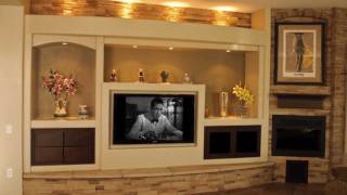 Thunderbird Custom Design - Custom Media Walls \u0026 Drywall Entertainment Centers