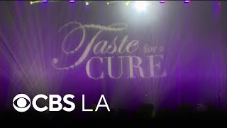 Stars come together to raise money for cancer research at "Taste for a Cure"