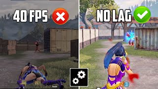 BEST 40 FPS SETTING 2023 ✅ EVERYONE SHOULD KNOW 😲 Noob🐼 To Pro🦁 | BGMI/PUBG MOBILE