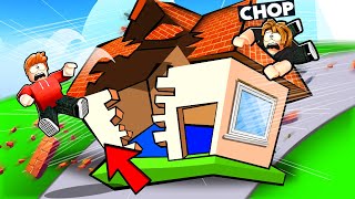 ROBLOX CHOP SLIDES DOWN THE BIGGEST HILL CHALLENGE