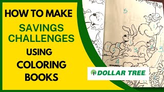 How To: Making Savings Challenges From Coloring Books