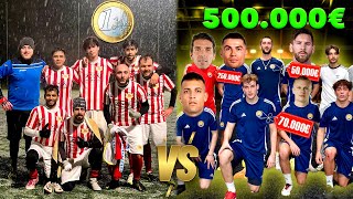 1€ VS 500.000€ SQUADRA di CALCIO 🏟️ Qual è la MIGLIORE?